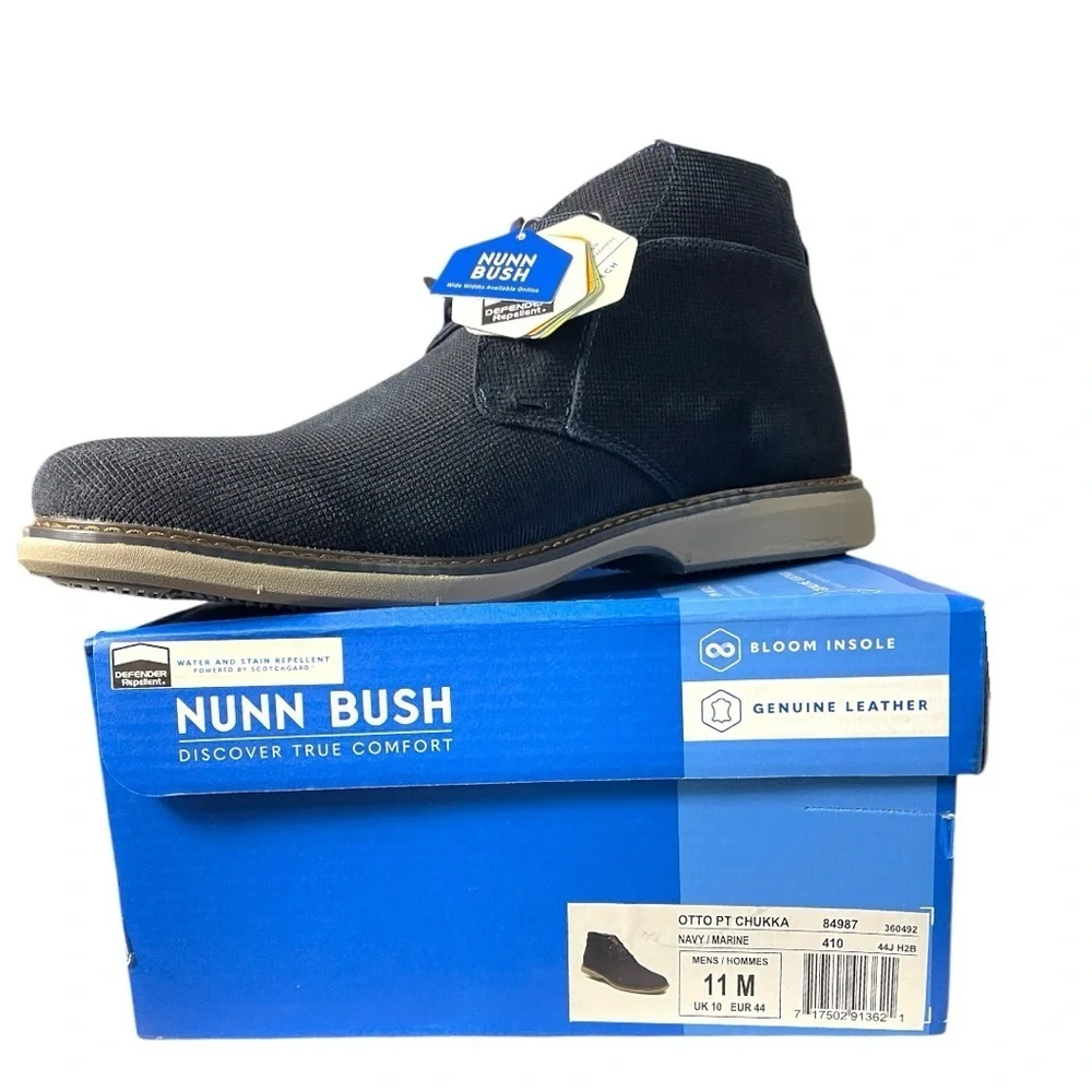 Nunn Bush Otto PT Chukka Boots - Men’s 11M - Navy